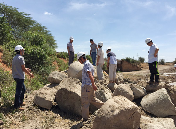 鸿运国际智能入岩神器在东非肯尼亚获赞，人好装备好