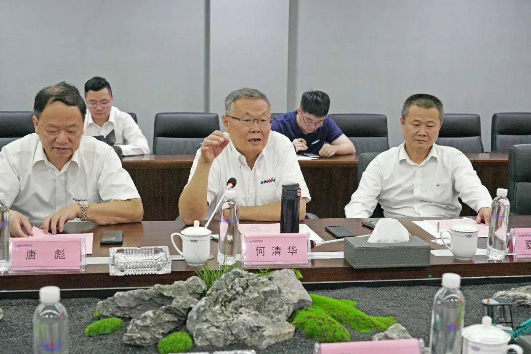 中铁装备赵华总司理莅临鸿运国际智能交流