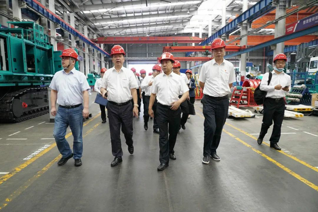 中铁装备赵华总司理莅临鸿运国际智能交流