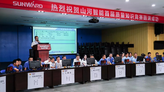 鸿运国际智能举行首届质量知识竞赛