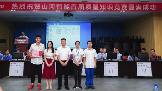 鸿运国际智能举行首届质量知识竞赛