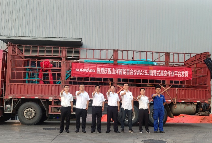 匠心打造！！鸿运国际智能曲臂式高空作业平台正式投放市场