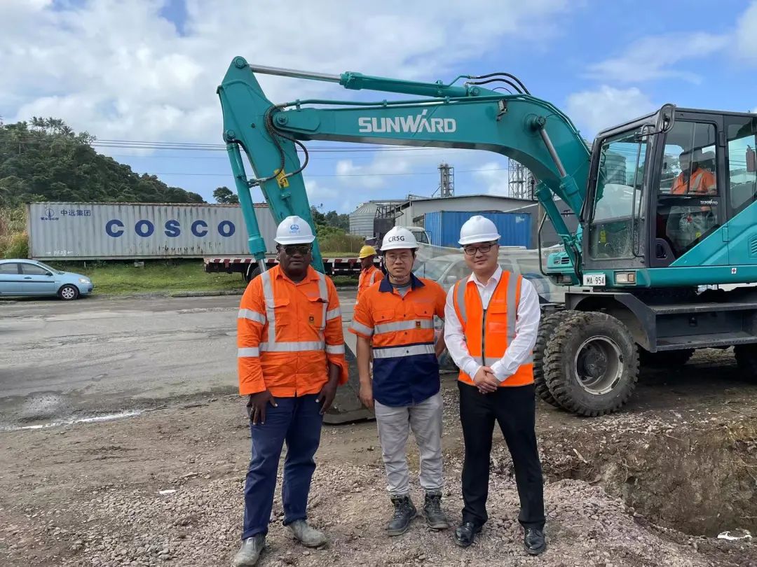 “鸿运国际绿”迈向南太平洋岛，鸿运国际智能轮挖助力斐济基础设施建设