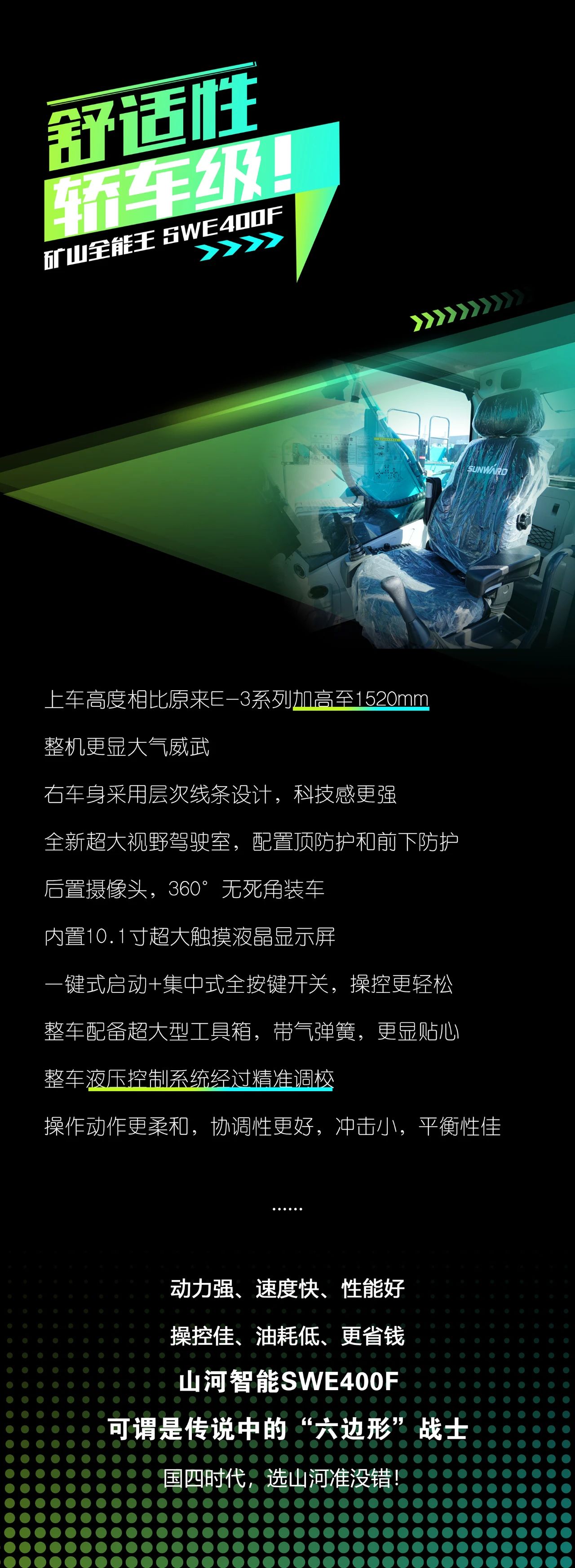 国四精品 | 要产能、够有劲！！“满级”挖机还得看“矿山万能王”SWE400F