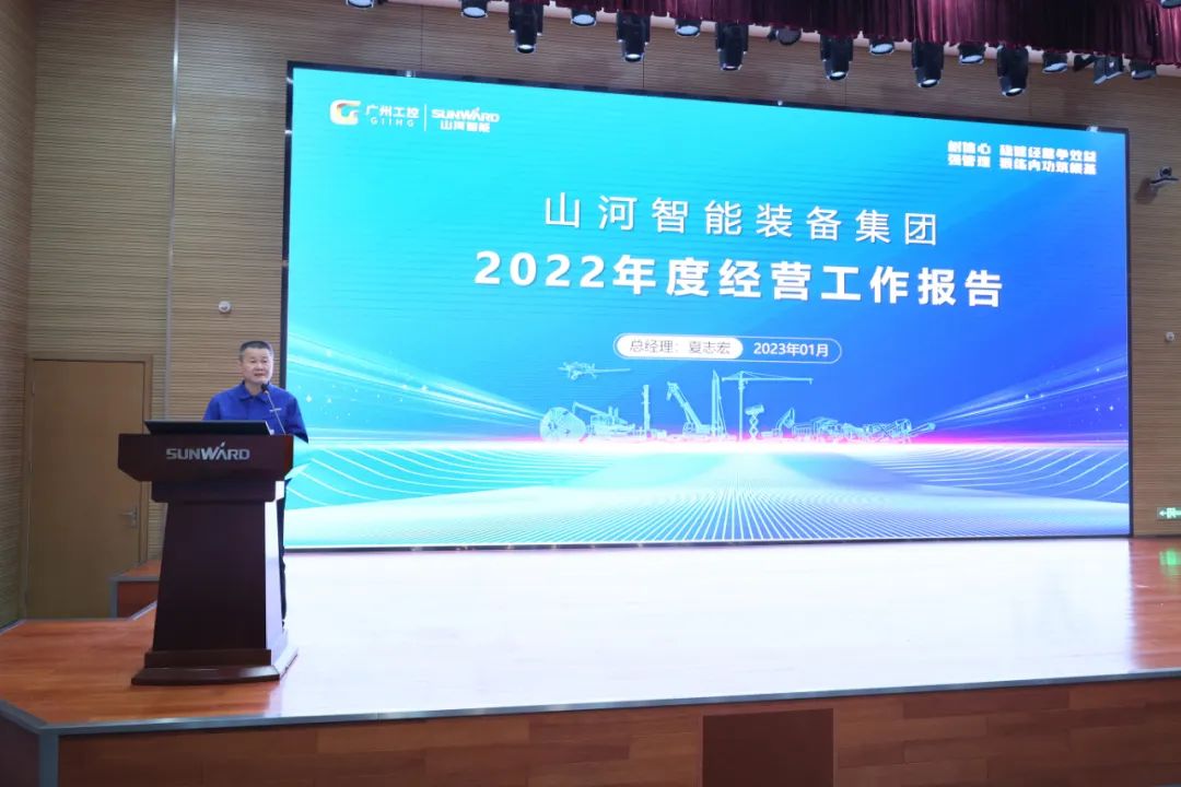 鸿运国际智能2022年度谋划事情聚会盛大召开