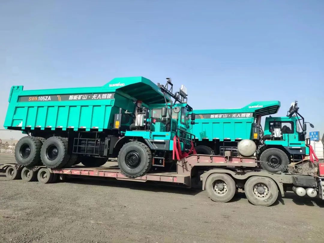 助力数智矿山建设！！！鸿运国际巨鼎无人驾驶矿卡再交付
