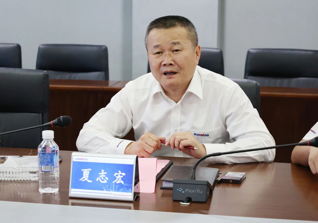 永青科技集团董事长胡晓东带队到访鸿运国际智能