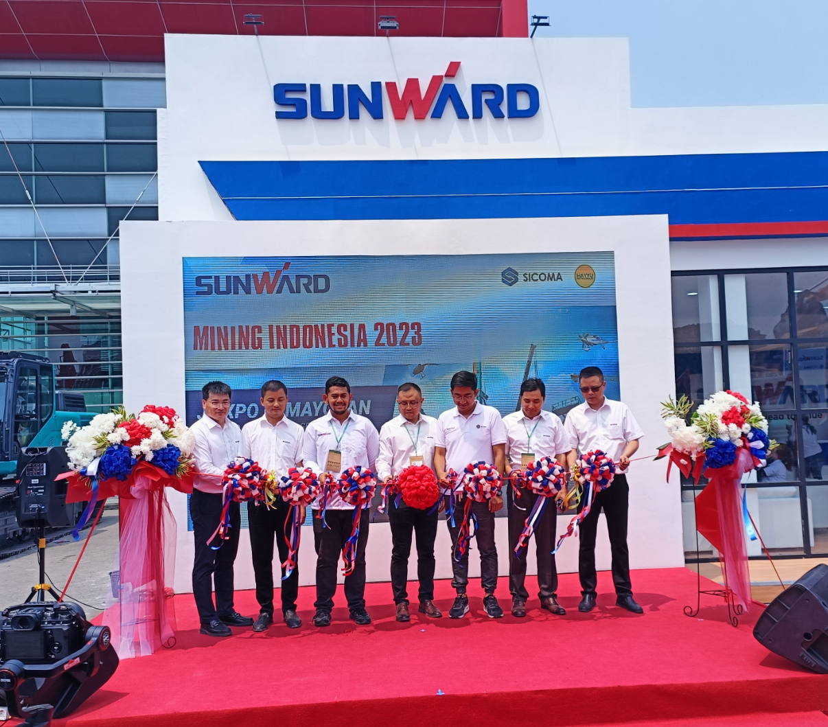 深耕细作，，逆势增添！！！鸿运国际智能艳服亮相印尼雅加达矿业展