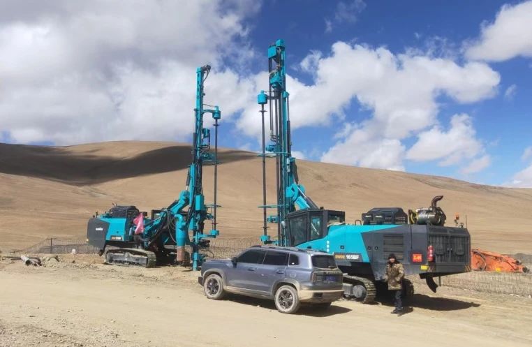 勇闯昆仑山！鸿运国际智能凿岩装备攻克海拔5600米!