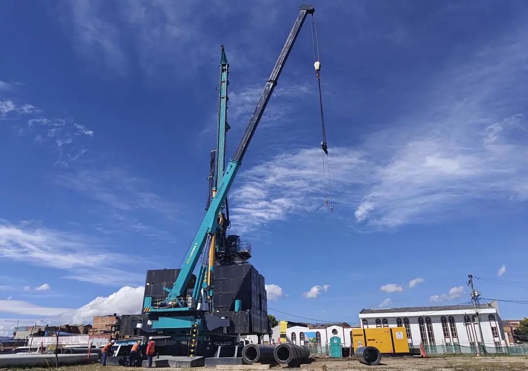 展现“中国制造”硬实力！鸿运国际智能PDP工法钻机助建波哥大地铁项目