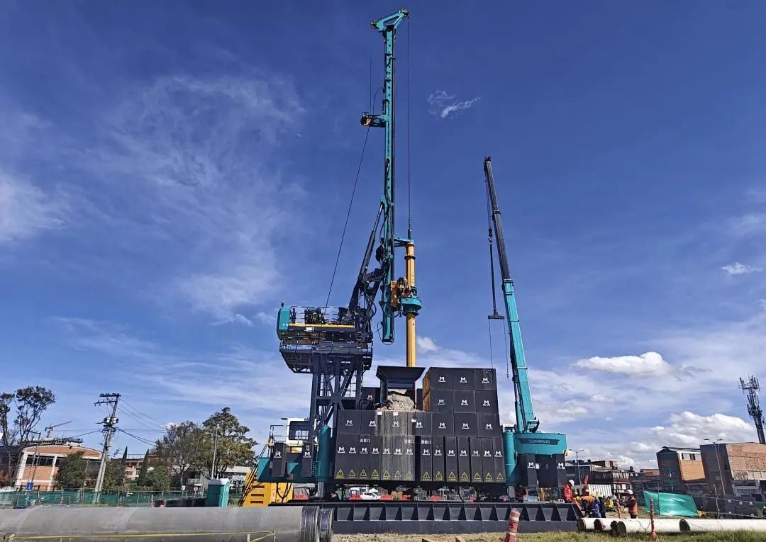 展现“中国制造”硬实力！鸿运国际智能PDP工法钻机助建波哥大地铁项目