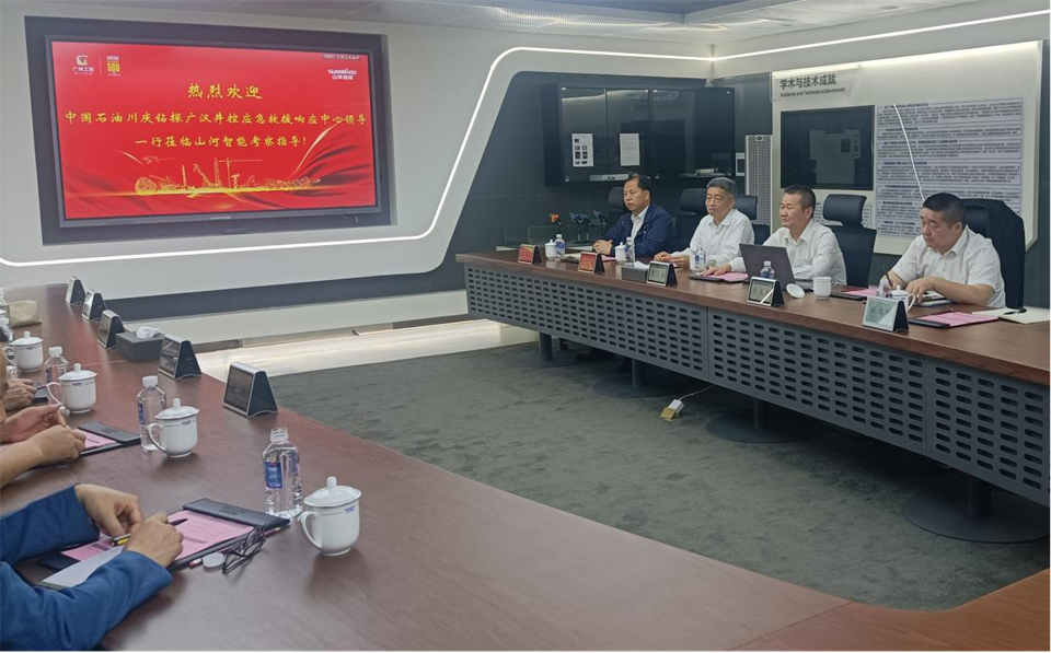 国家油气田井控应抢救援川庆队庞平一行调研鸿运国际智能
