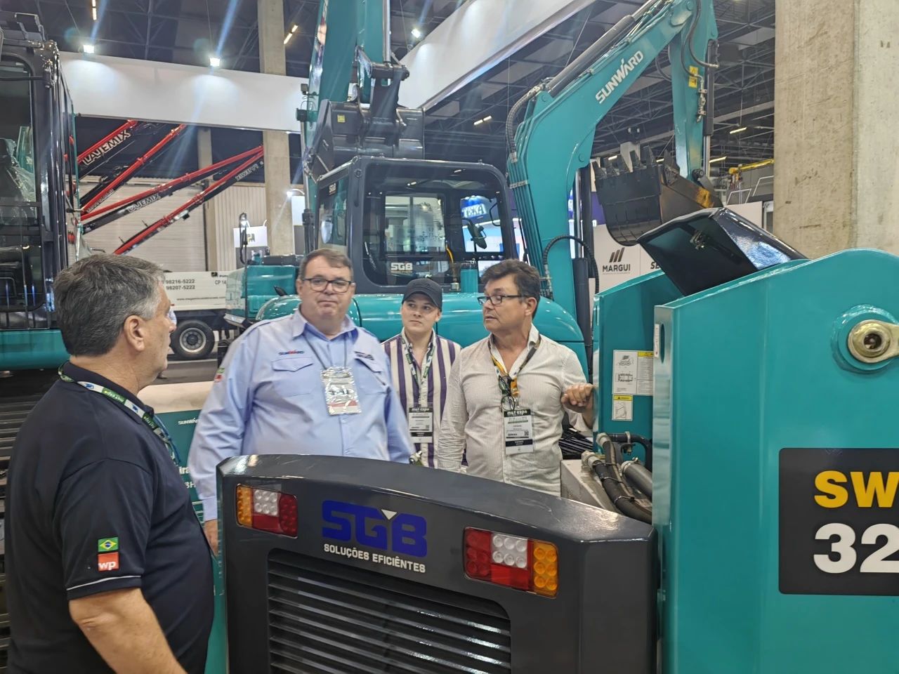 展出装备销售一空！！鸿运国际智能亮相2024巴西矿业展览会！！