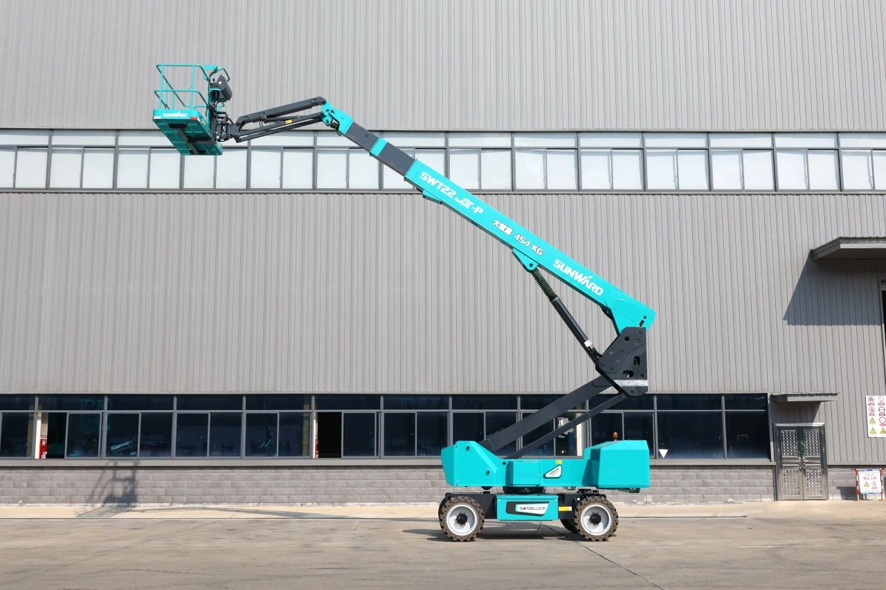 高可靠、高清静、高性能！！！鸿运国际智能新一代P系列电动臂式高空作业平台乐成下线